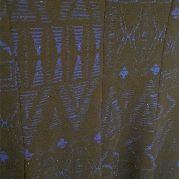 Black and Blue  Summer Dress - Picture 2 of 3